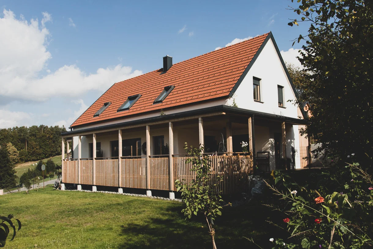 Neubau eines Naturhauses in Holzbauweise