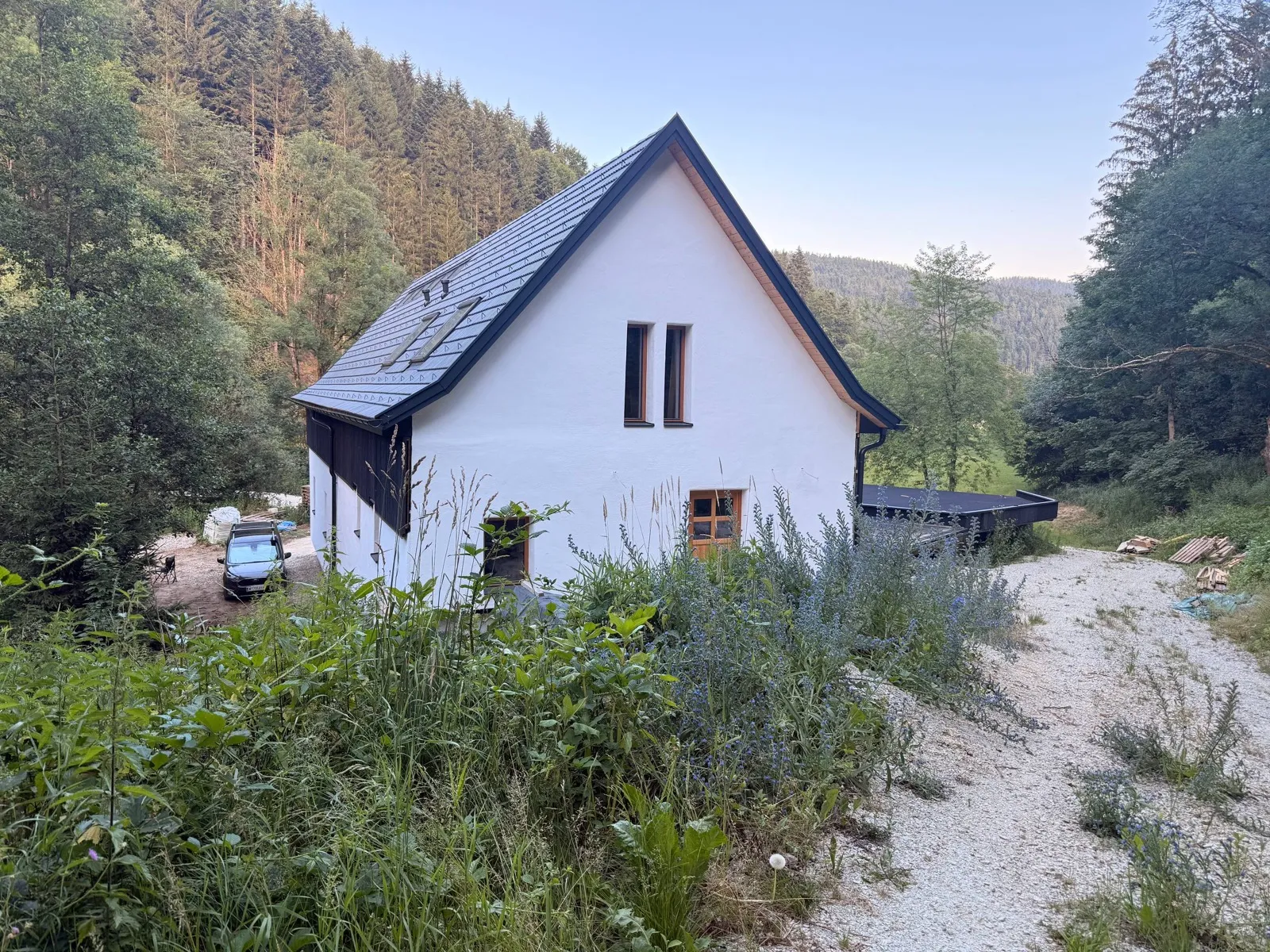 Die ehemalige Mühle am Wechsel, heute Sitz von Naturhaus Wechselland